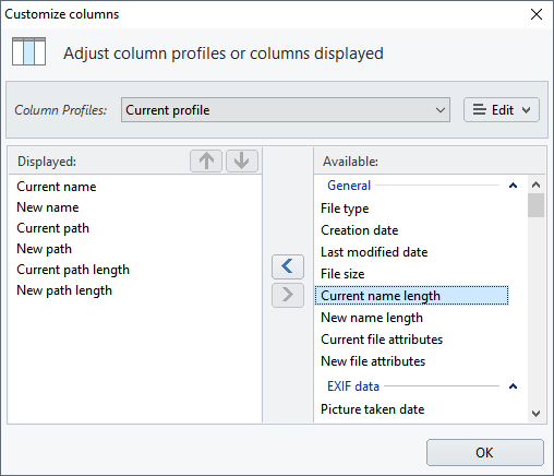 Add columns with length information