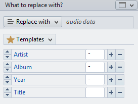 Adjust audio data